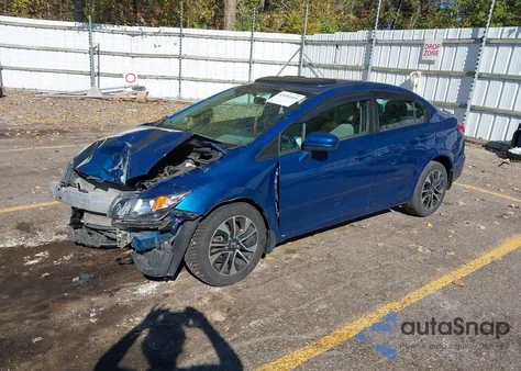2014 Honda Civic Ex from USA, damaged, VIN 19XFB2F82EE001078